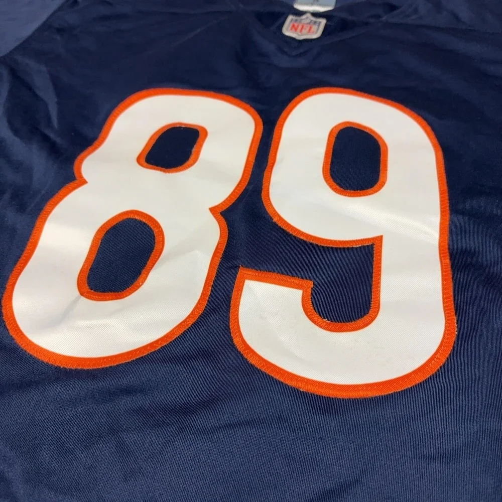 Mike Ditka Chicago Bears Jersey Mens Small Blue NFL Football Nike 89 On Field